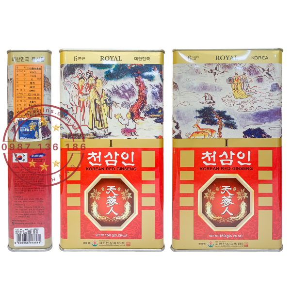 Hong sam cu kho 150g GinGins