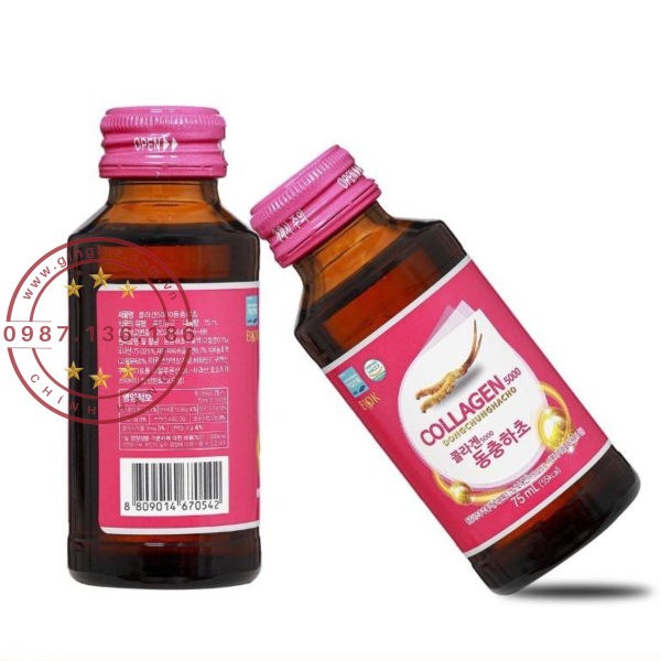 Nuoc uong dong trung ha thao collagen 5000 mg GinGins1