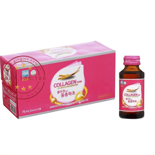 Nuoc uong dong trung ha thao collagen 5000 mg GinGins2