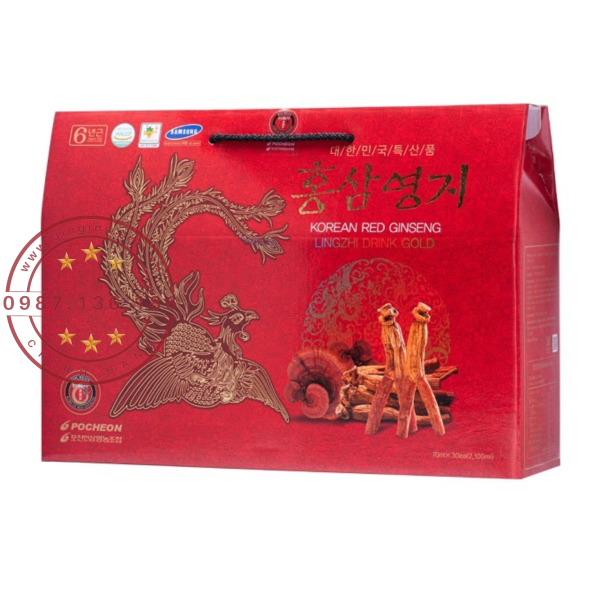 Nuoc sam linh chi pocheon 30 goi GinGins2