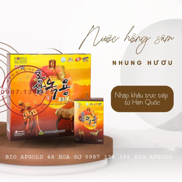 Nuoc uong hong sam nhung huou GinGins2